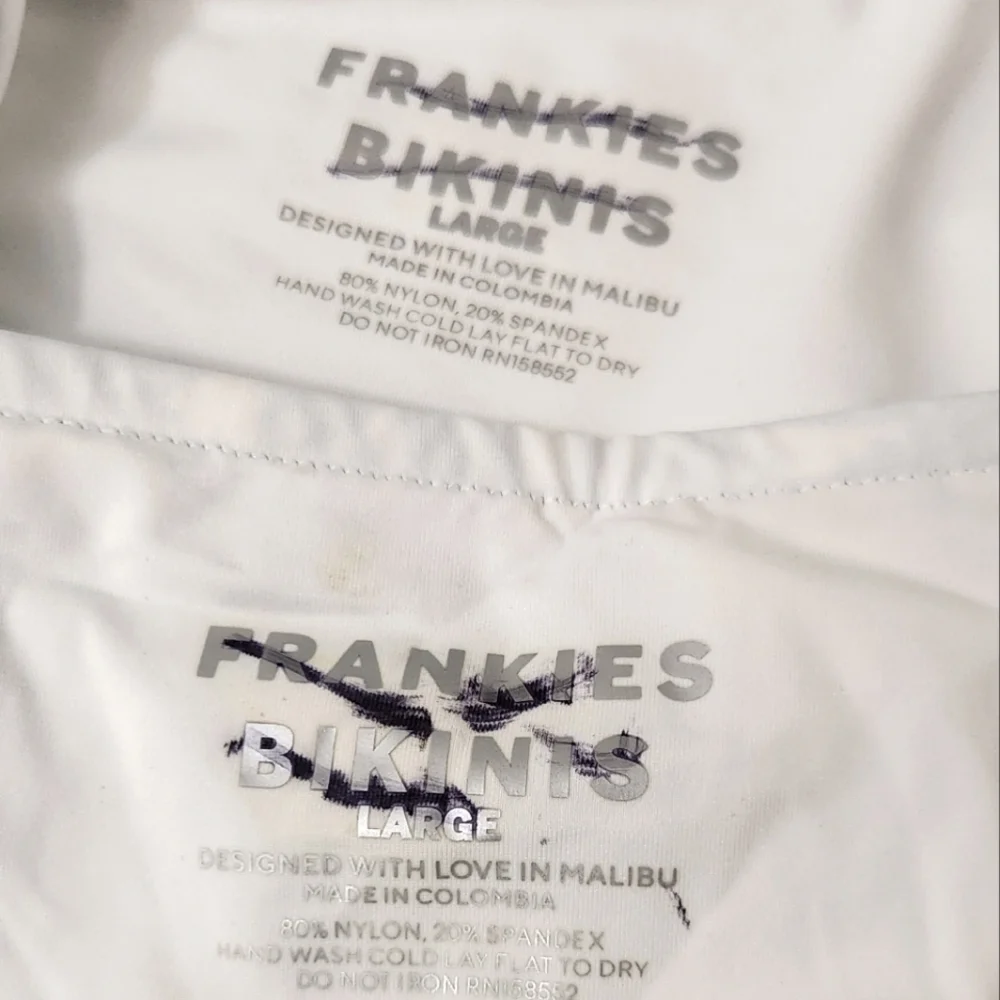 New!Frankie's Bikinis Hazel‎ Floral Underwire Bikini Top with Matching Bo…